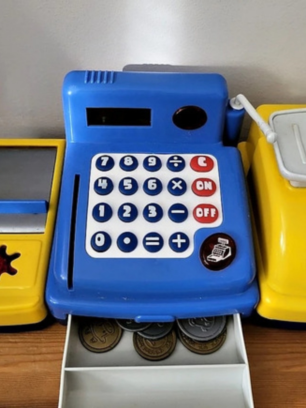 Battat Blue Calculating Cash Register Toy
